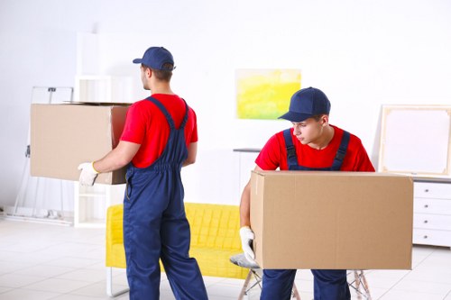 Professional team handling piano removals in Stratford