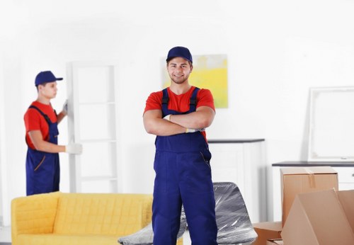 Removal van ready for same day moving service in Stratford