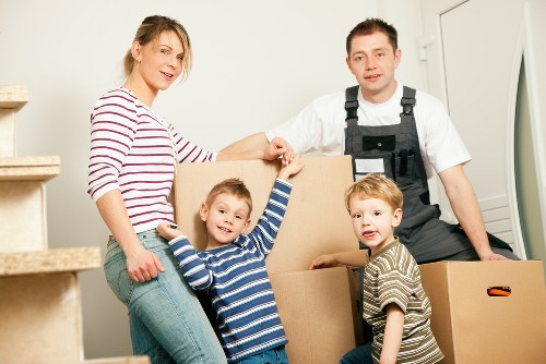 Removal van for a Stratford house move