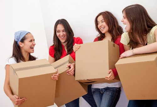 Careful handling of fragile items by house removalists in Stratford