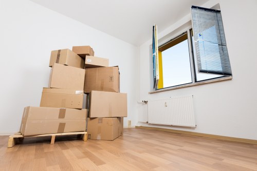Stratford office movers coordinating desks and technology during a business move