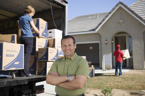 Professional team planning office removals in Stratford