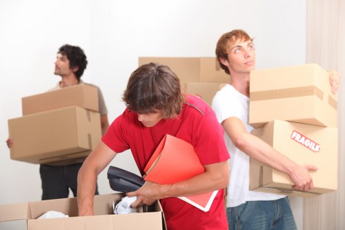 Stratford removal van service transporting furniture safely